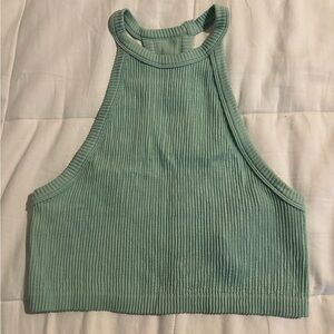 Teal Forever 21 Crop Top